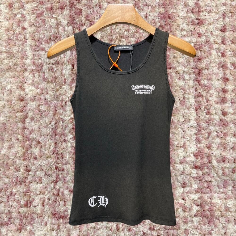 Chrome Hearts Women's Black Tank Top